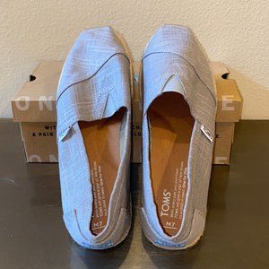 NEW TOMS CLASSIC SHADE HERITAGE CANVAS MEN SIZE 7 NIB